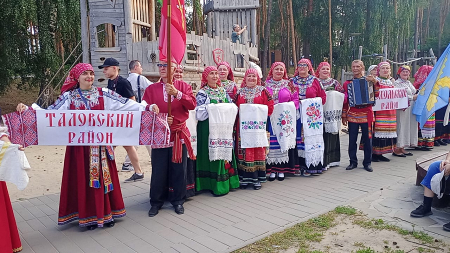 Участие в VII Губернском фестивале "Воронеж фольклорный".