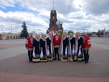 Участие в открытом районном фестивале народной песни «Я люблю тебя, Россия!»