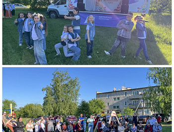 Настоящий праздник детства под названием «Семь цветов радуги».