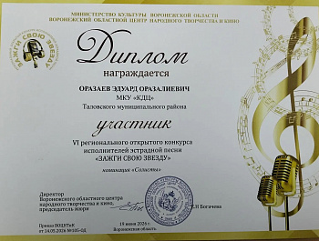 Заключительный этап VI регионального конкурса исполнителей «Зажги свою звезду».