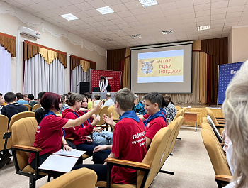 Участие в зимнем районном чемпионате серии игр «Что? Где? Когда?»